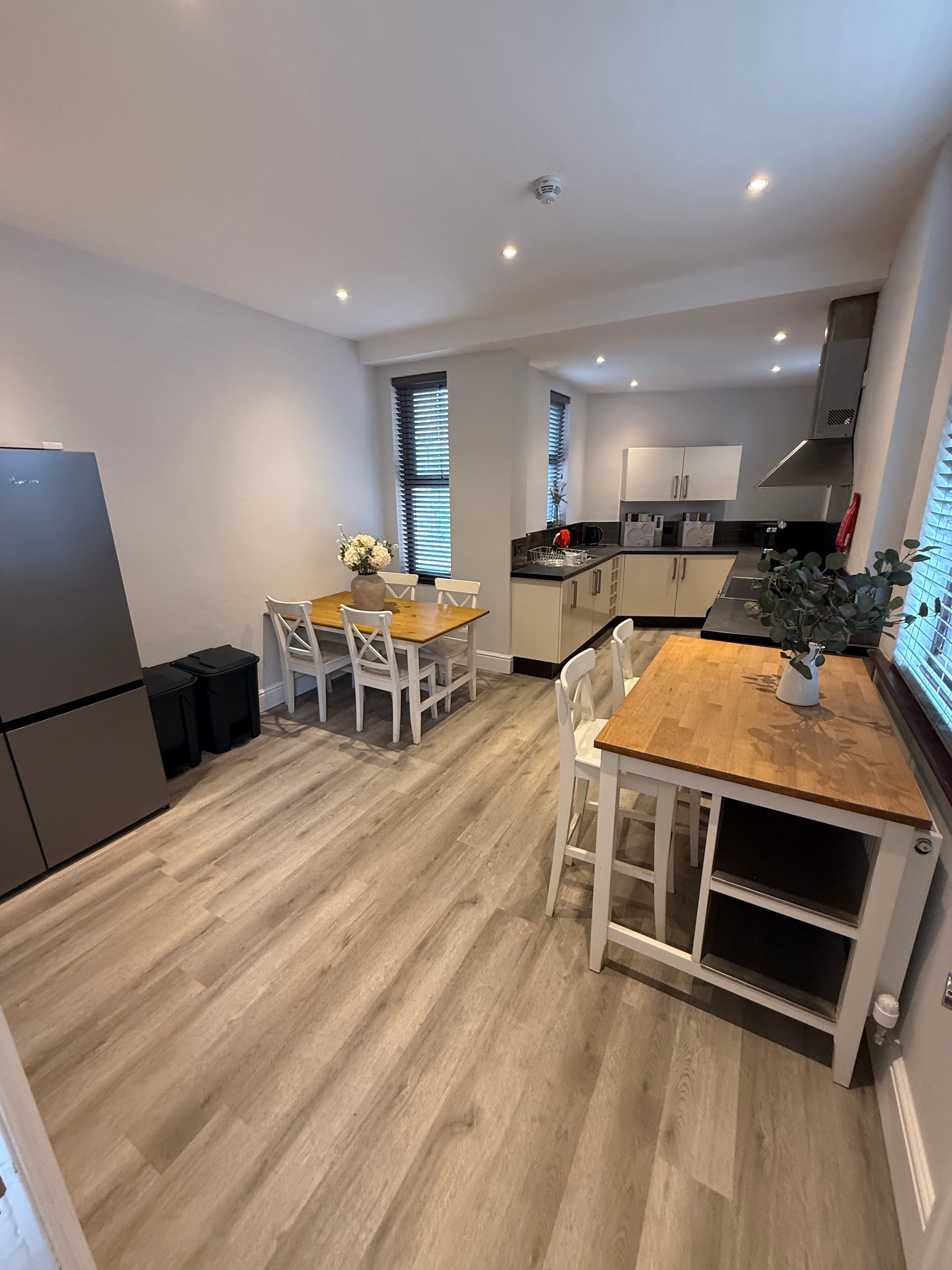 Kitchen and dining area